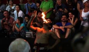 Fire show at Kandy 