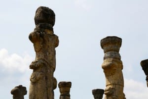 Columns in Polonnaruwa  