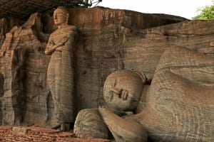 Statues at Polonnaruwa  