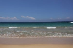 The shore on Talalla Beach 