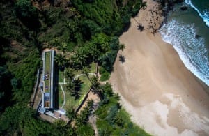 Aerial view of Talalla House and Beach         