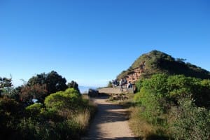 Walking path at World's End & Horton Plains National Park  