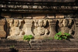 Stone carvings at Polonnaruwa 