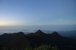 View from the top of Adams Peak     
