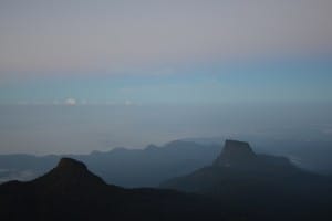 Mountains at Adams Peak  