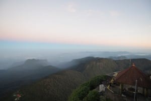 Hut at top of Adams Peak 