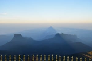 View from atop Adams Peak 