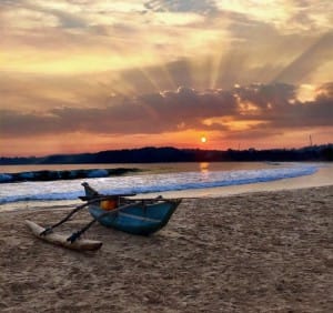 Sunset on Talalla Beach     