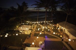 Decorations and outdoor tents      